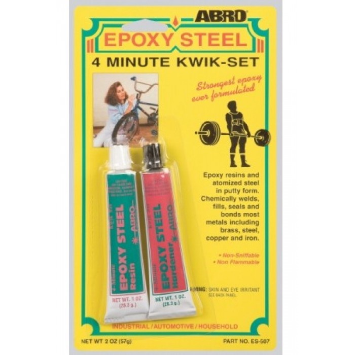 Клей Эпоксидный Двухкомпонентный Abro Epoxy Steel 2x57 Г Es-507 ABRO арт. ES507